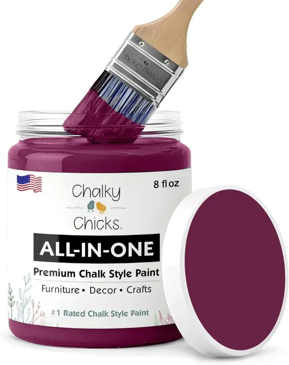 Chalky Chicks Logan Berry Chalk Paint — 8 fl oz Furniture Paint