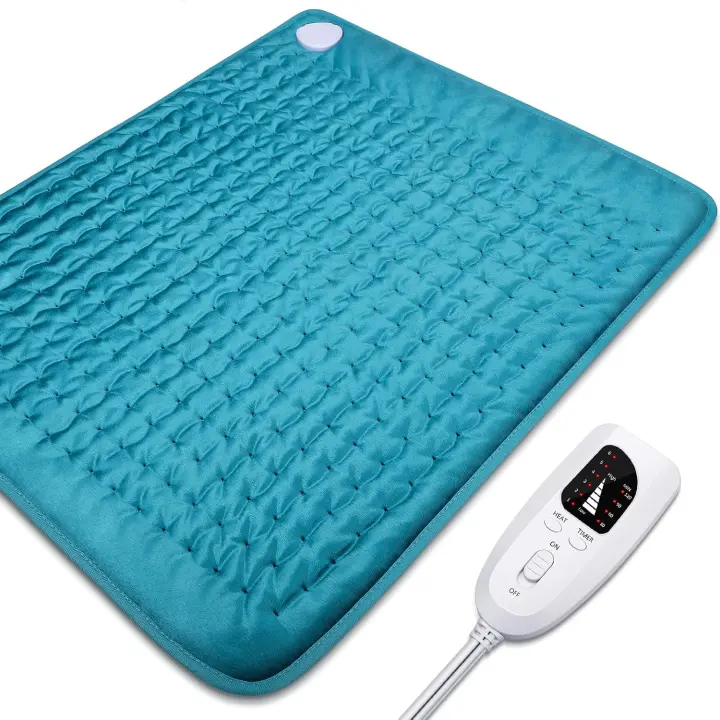 Electric Heating Pad for Neck, Back & Shoulders — 6 Heat Levels
