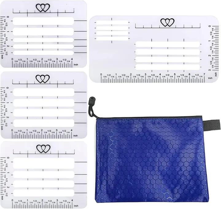 Envelope Addressing & Calligraphy Stencil Set — Template Guides