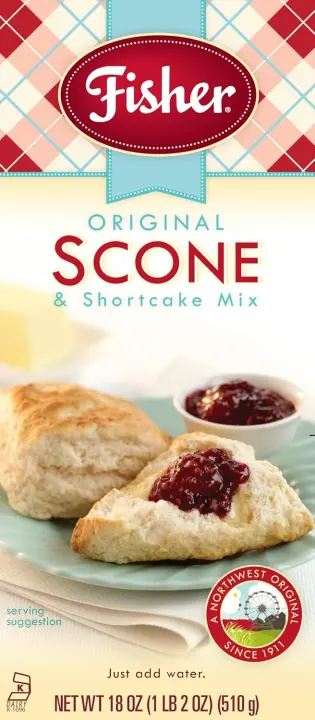 Fisher Original Scone & Shortcake Mix — 18 oz Baking Mix