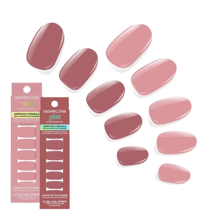 Gloss Gel Nail Strips Duo — Desert Neutrals Kit (2 Sets)