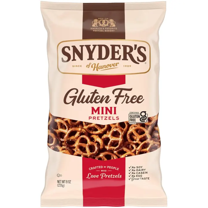 Gluten-Free Mini Pretzels — Snyder's 8 oz Bag