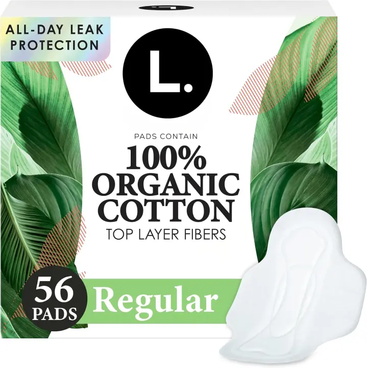 L. Ultra Thin Women's Pads — Regular Absorbency, Unscented, 56 Count
