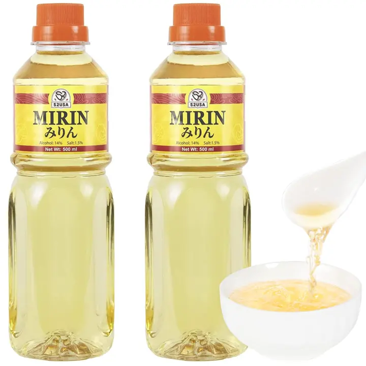 Mirin Rice Cooking Wine — Japanese Seasoning, 2×500ml