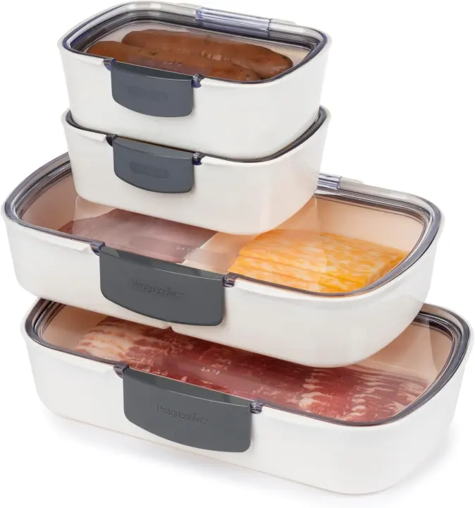 ProKeeper 4-Piece Deli Storage Containers — Airtight Food Keepers