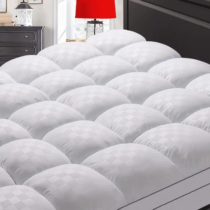 SameBed Queen Mattress Topper — Extra-Thick Quilted Mattress Pad