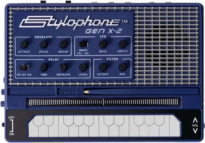 Stylophone GENX-2 Portable Analog Synth — 2-Octave Stylus Synthesizer