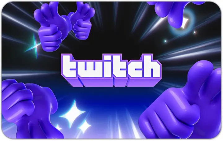 Twitch eGift Card — Digital Credit for Your Account