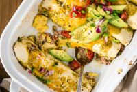 Salsa Verde Breakfast Enchiladas Recipe