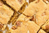 Keto Butter Pecan Blondies Recipe