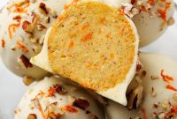 No Bake Keto Carrot Cake Protein Bites