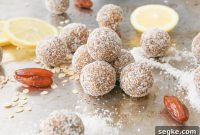 No-Bake Lemon Coconut Energy Bites Recipe