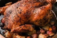 Crispy Oven-Roasted Chicken with Garlic and Herbs