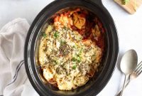 Creamy 5-Ingredient Slow Cooker Tortellini