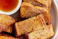 Crispy Cinnamon Air Fryer French Toast Sticks