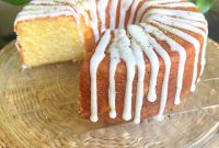 Margarita Pound Cake with Tequila Lime Glaze