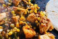 Griddled Chicken and Poblano Tacos