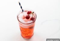 Sour Cherry Shirley Temple Mocktail Recipe