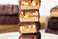 Homemade Snickers-Inspired Protein Bar Recipe