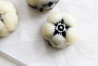 Black Sesame Snow Skin Mooncakes with Coconut Milk Recipe