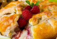 Baked Brie with Raspberries and Toasted Pecans Recipe