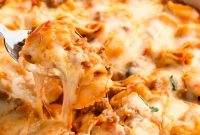 One-Pan Cheesy Baked Tortellini with Italian Sausage