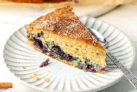 Moist Blueberry Cornmeal Cake Recipe
