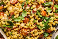 Sun-Dried Tomato Pasta Salad with Basil and Feta