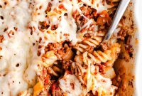 Cheesy Ground Beef Pasta Bake