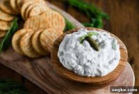 Creamy Dill Pickle Dip Recipe for Chips and Veggies