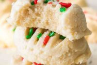 Light, Fluffy Whipped Shortbread Cookies Recipe