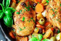 Mediterranean Roasted Chicken with Fennel and Lemon
