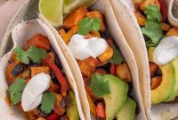 Sheet Pan Halloumi Tacos with Roasted Vegetables