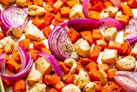 Sheet Pan Chicken with Roasted Sweet Potatoes