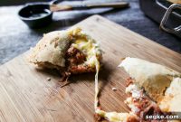 BBQ Pulled Pork Pizza Rolls with Gooey Cheese
