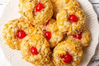 Cherry Jam Thumbprint Cookies