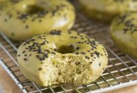 Black Sesame Matcha Donuts Recipe