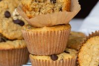 Wholesome Chocolate Chip Oatmeal Muffins