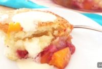 Summer Peach and Raspberry Cobbler Recipe