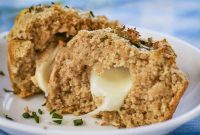 Flaky Mozzarella-Stuffed Whole-Wheat Biscuits Recipe