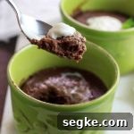 Keto Instant Pot Molten Brownie Cups- Low carb, grain free and gluten free.
