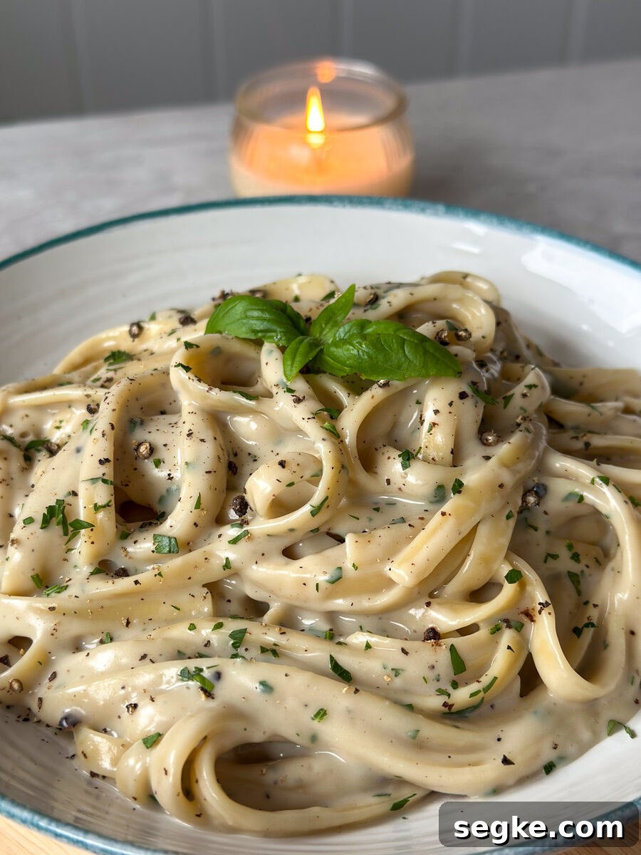 Creamy Vegan Alfredo Sauce for Fettuccine 2 Vegan alfredo recipe