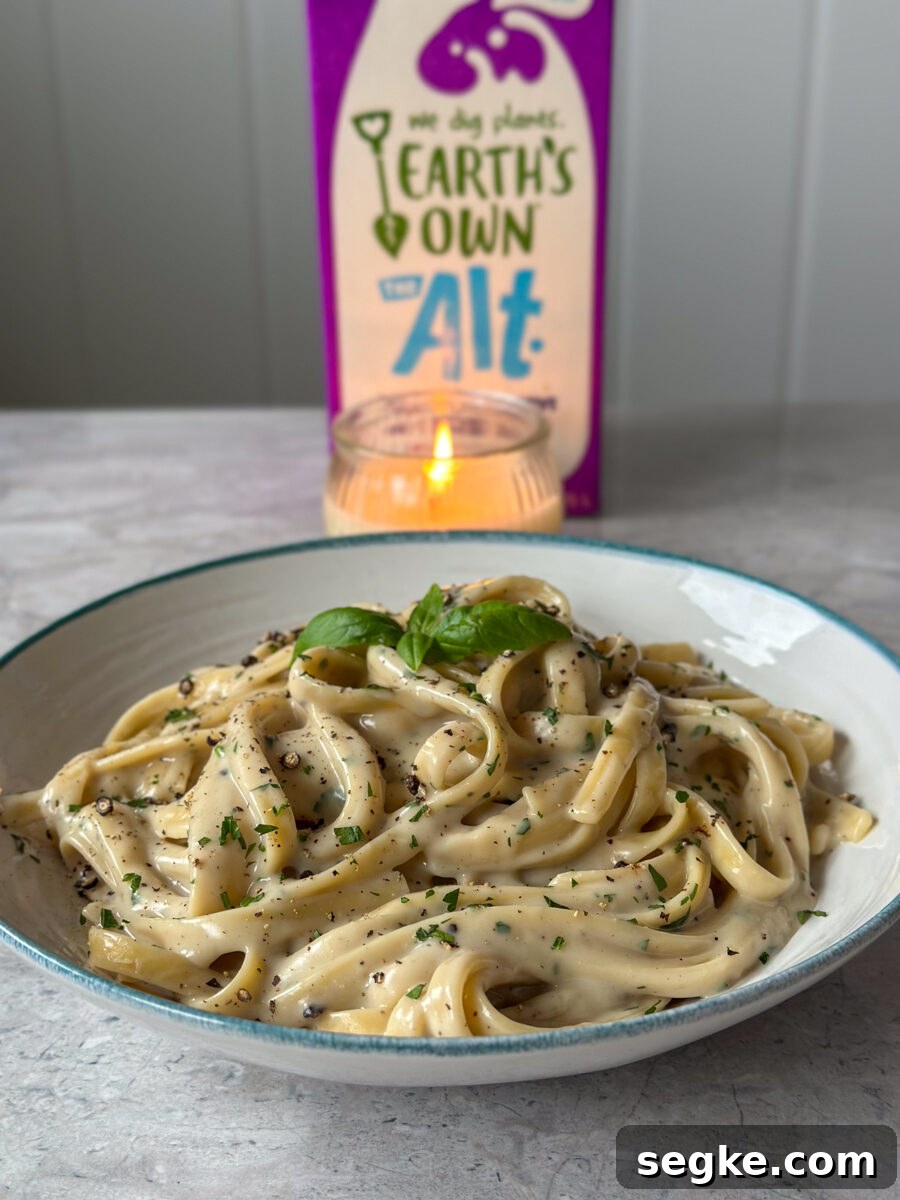 Creamy Vegan Alfredo Sauce for Fettuccine 8 Vegan alfredo recipe