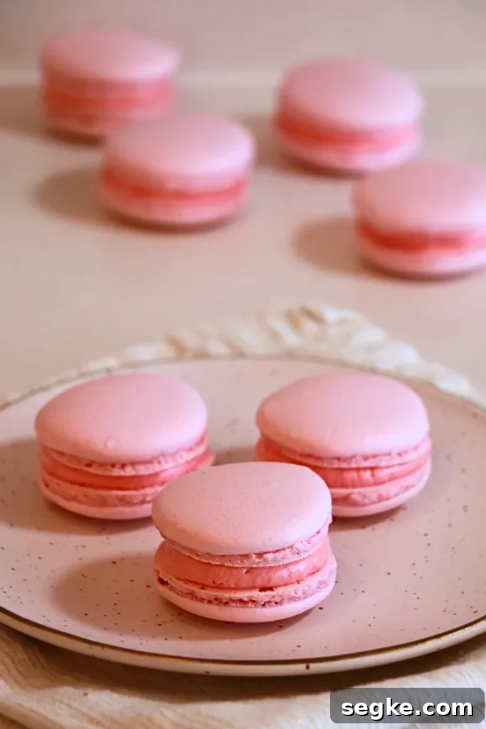 Piped French buttercream detail