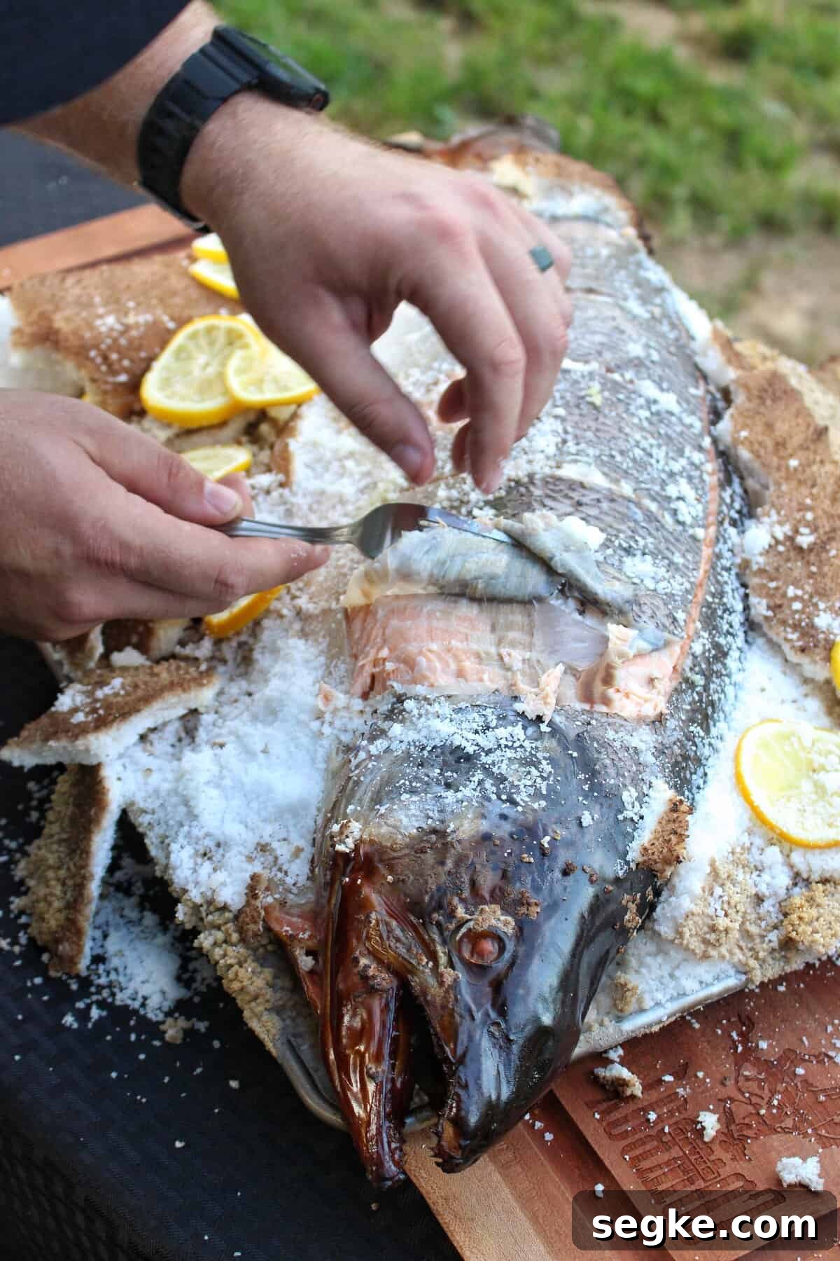 Salt-Crusted Salmon Recipe: Oven-Baked and Tender 2 Salt Baked Salmon Recipe