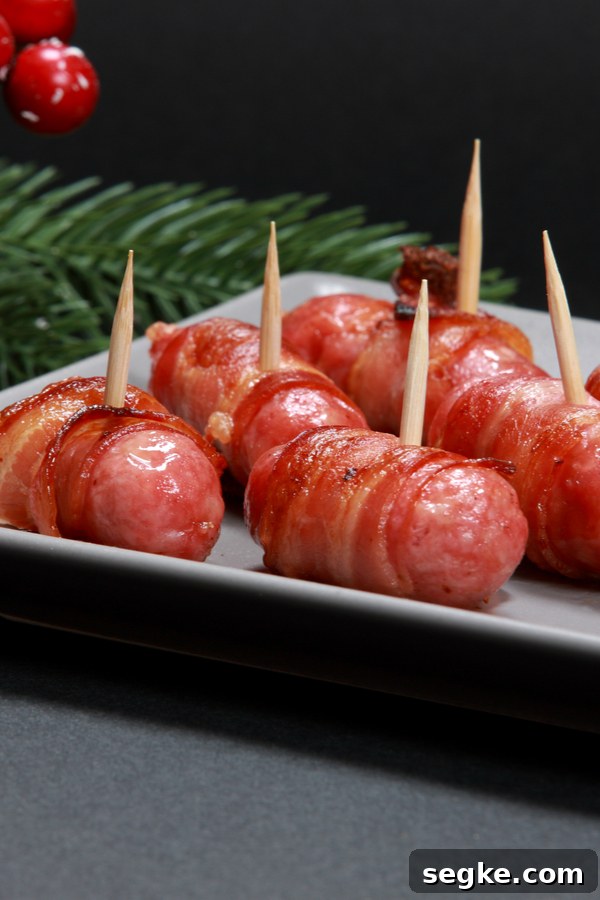 candied bacon wrapped smokies 