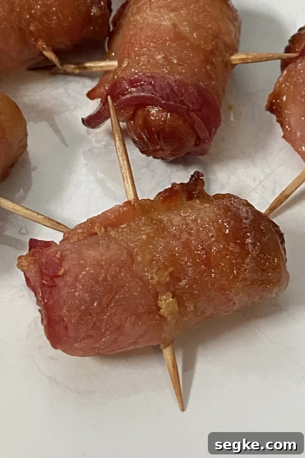 bacon wrapped smokies 