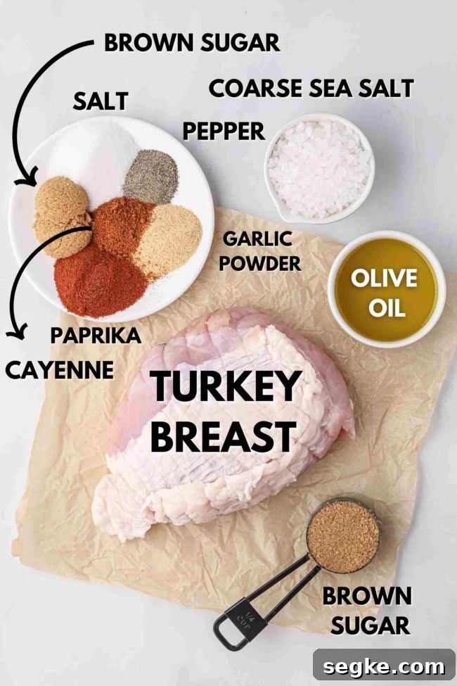 Smoked turkey on a cutting board