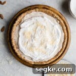 No-Bake Coconut Cream Pie slice.