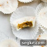 Coconut golden milk cups with almond butter centers